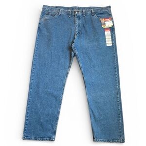 Wrangler Five Star Heritage Jeans Men’s 46x32 Regular Fit Medium Blue